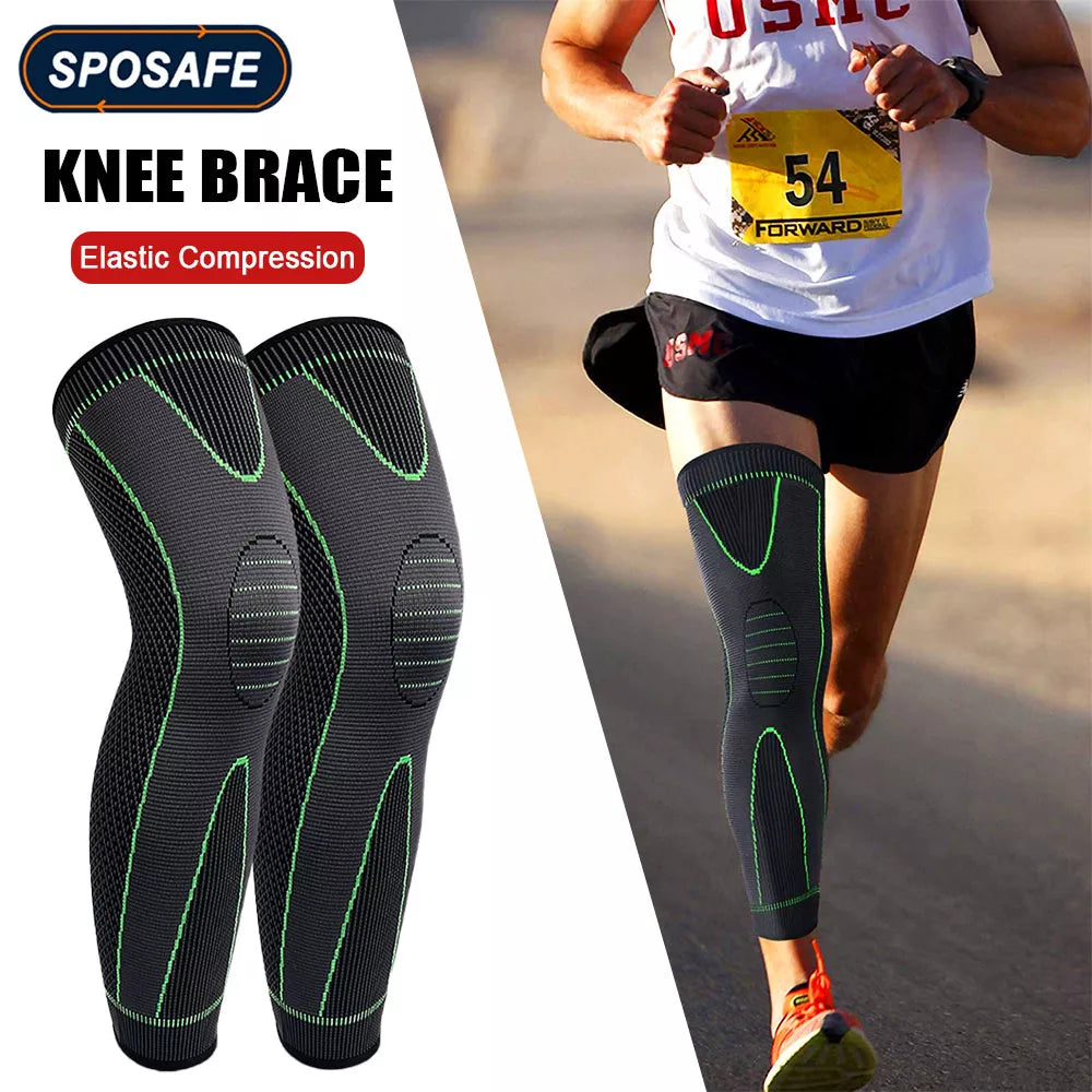 Adjustable Long Compression Knee Pads